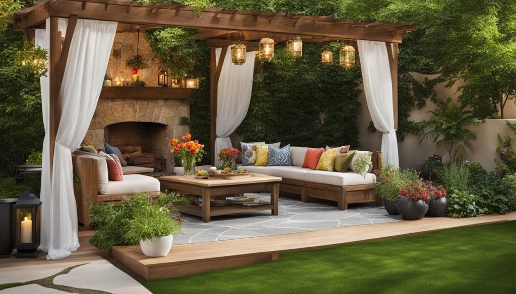 backyard patio design