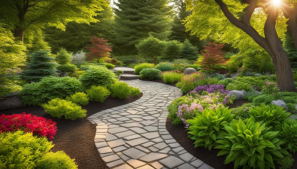 Pathway landscaping